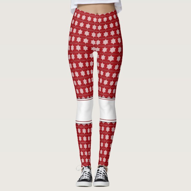 WOMENS CHRISTMAS TIGHTS (Front)