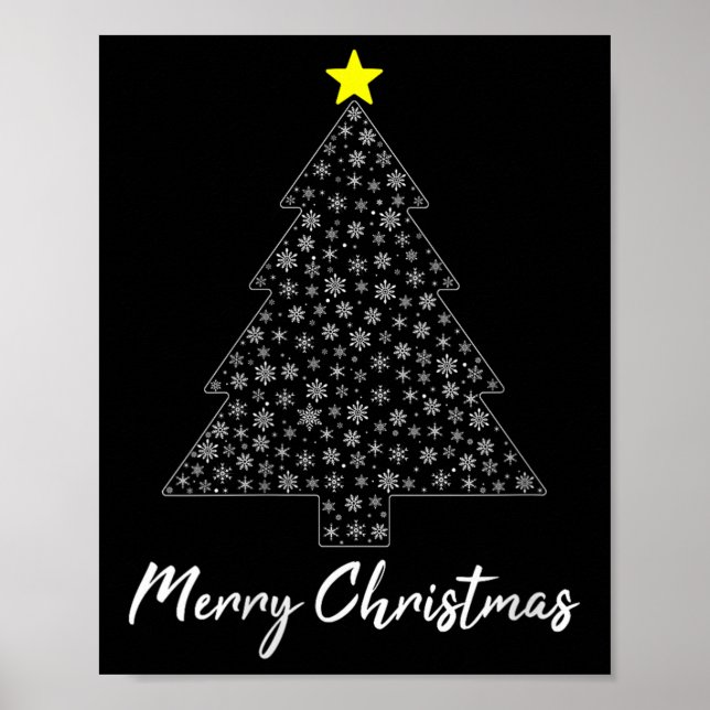 Womens Christmas Tree Matching Family Santa Claus  Poster (Front)