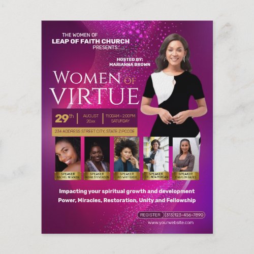 Womens Church Conference Flyer