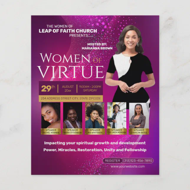 women-s-church-conference-flyer-zazzle