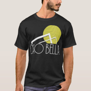 Womens Ciao Bella Italy Quote In Italian VNeck T-Shirt