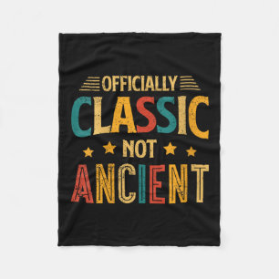 Womens Clic Age Sayings For Seniors V-neck Fleece Blanket