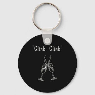 Womens Clink Clink V-neck  Keychain