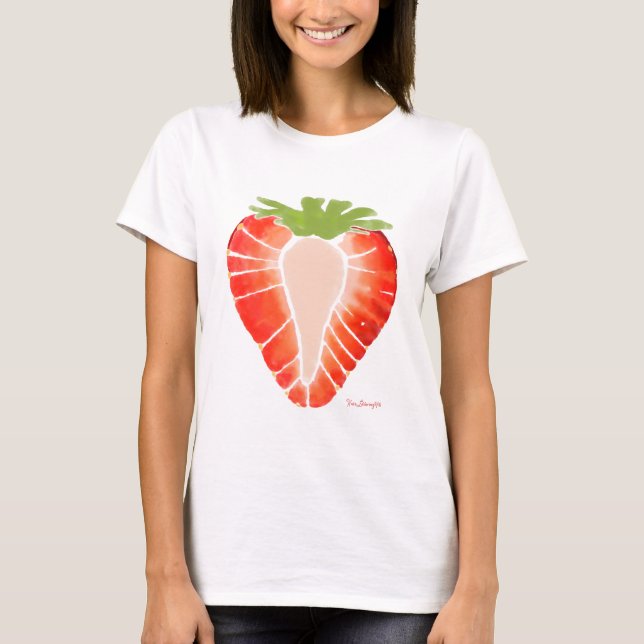 Women's Clothes - Strawberry Secret T-Shirt (Front)
