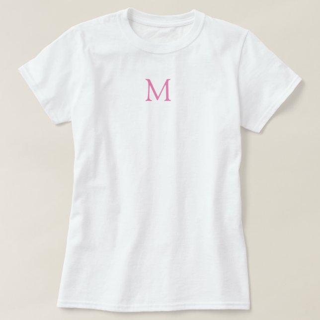 Womens Clothing Apparel Tshirts Monogram Template (Design Front)