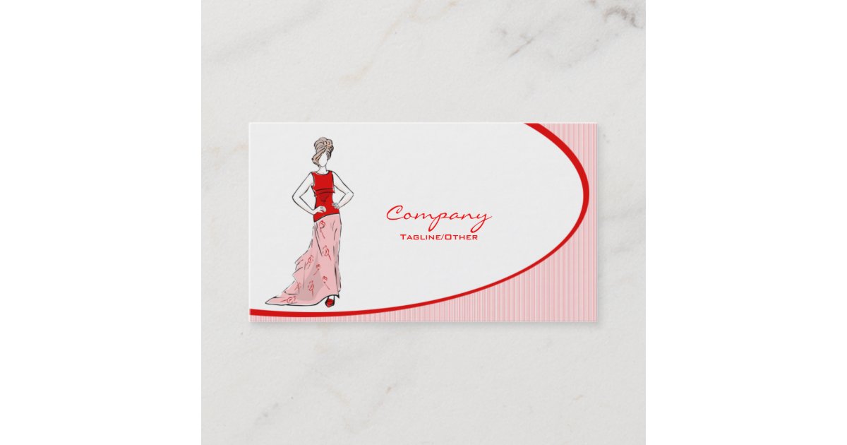 Women's Clothing Business Card Zazzle