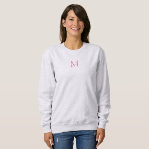 Womens Clothing Sweatshirts Back  Front Monogram