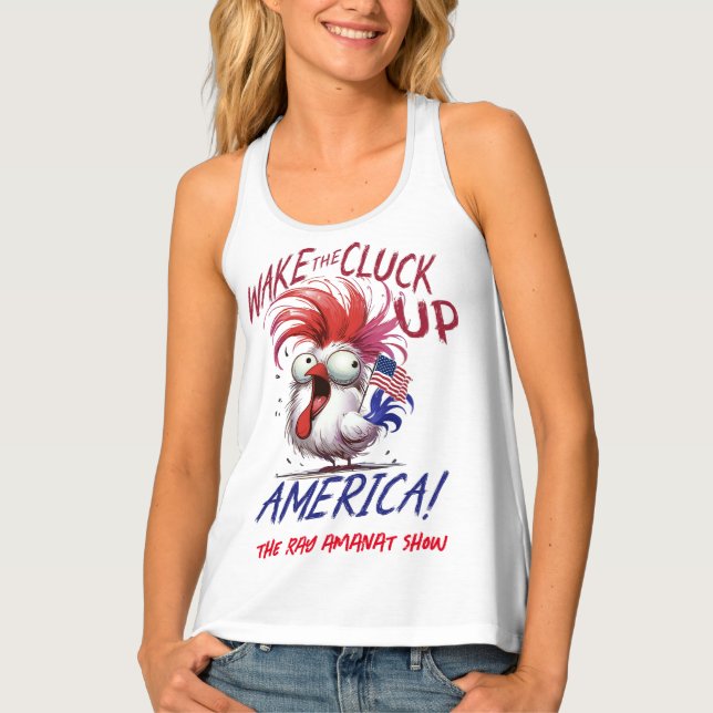 Women's Clucky the Chicken Tank Top (Front)