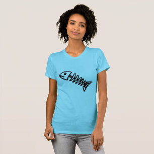 Women's Coastal Fishbone Graphic Tee - Chic Nautic