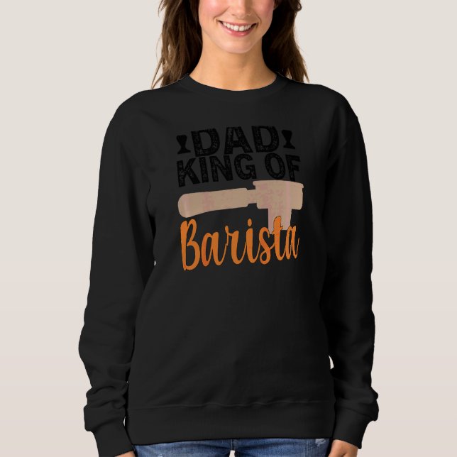 Womens  Coffee  Quote Coffee Addict Cool Coffee Sweatshirt (Front)