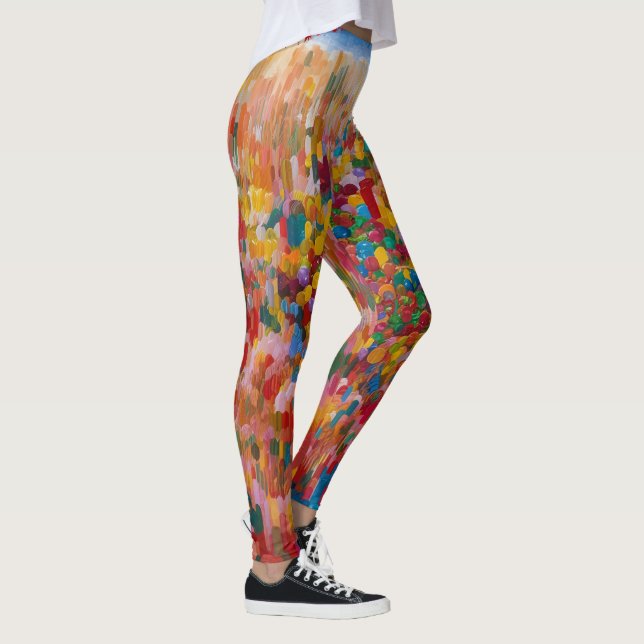 Women's Colorful Leggings  art (Right)