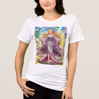 Women's Comfortable Canvas T-Shirt Tri-Blend Shirt