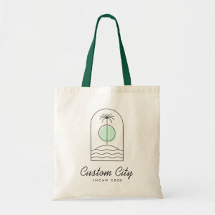 Womens Conference Custom Green Trade Show Bag