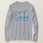 Women&#39;s Cooke Long-sleeve Shirt, Gray T-shirt at Zazzle