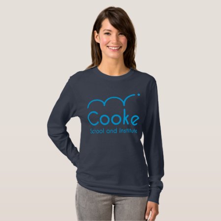 Women's Cooke Long-sleeve Shirt, Navy T-shirt