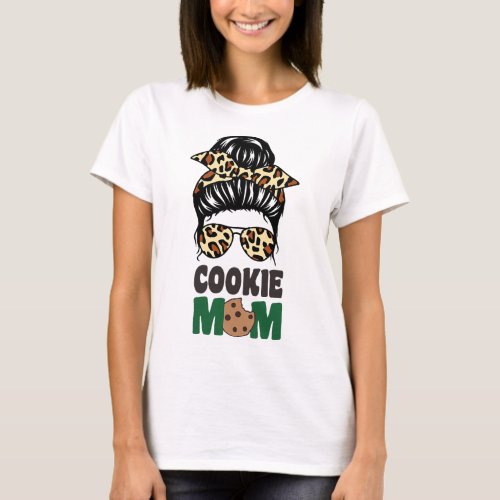Womens Cookie Mom Dealer Scout Girl Troop Leader M T_Shirt