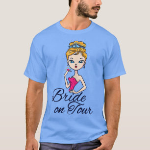 Women's Cool Bachelorette Hen Night Say Bride Wedd T-Shirt