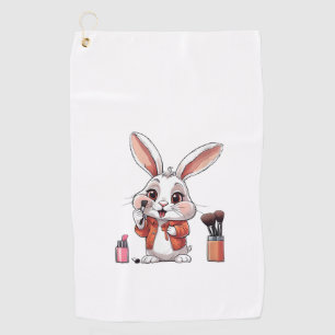 Womens Cool Beautician Esthetician Beauty Makeup B Golf Towel