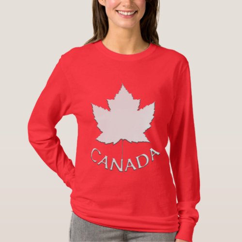 Womens Cool Canada Shirt Retro Canada T_shirt