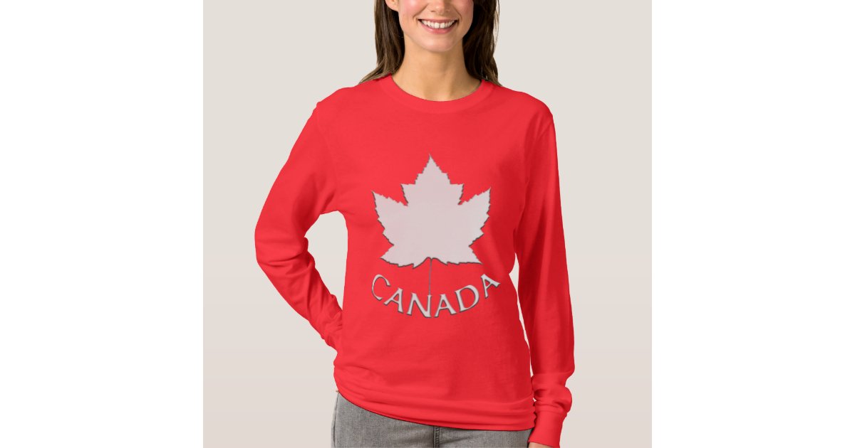Women's Cool Canada Shirt Retro Canada T-shirt | Zazzle