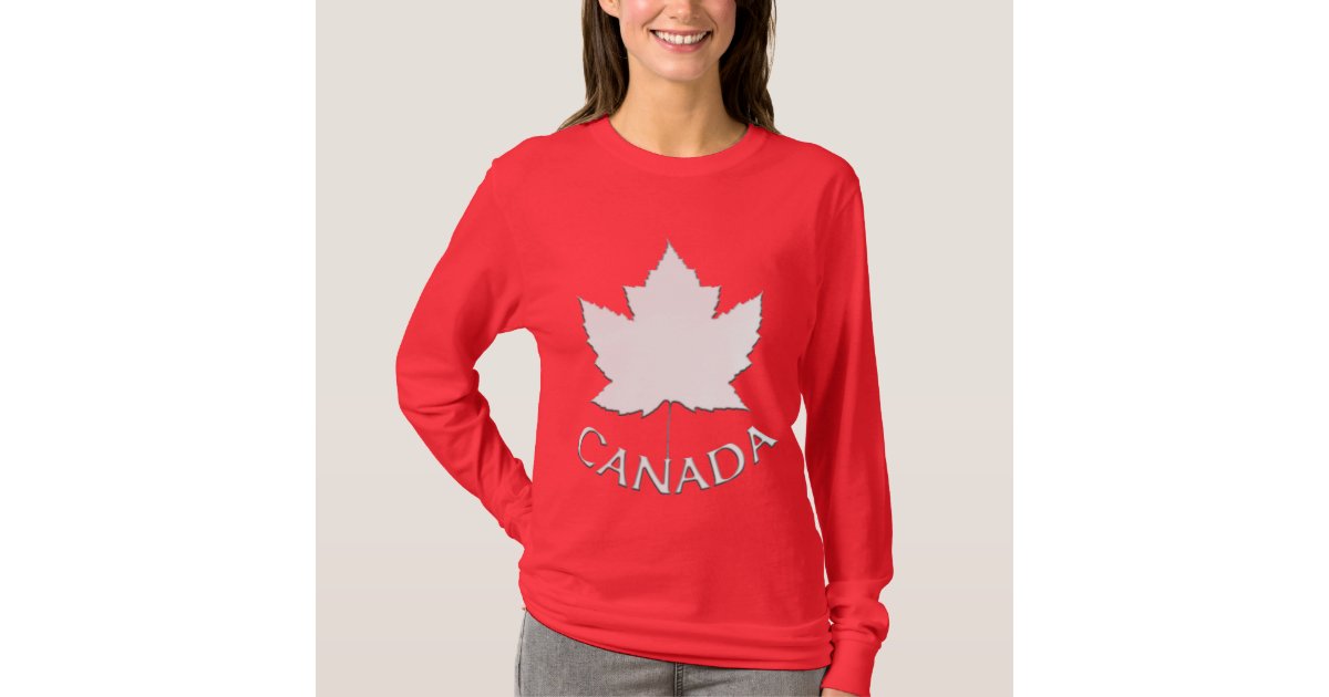 Women's Cool Canada Shirt Retro Canada Tshirt Zazzle