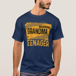 Womens Cool Proud Grandma Official Teenager Birthd T-Shirt