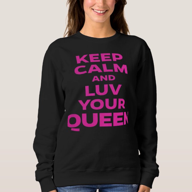 Womens Cool Statement Partnership Valentine's Day  Sweatshirt (Front)