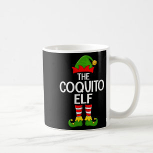 Womens Coquito Elf Xmas Matching Family Elf Squad Coffee Mug