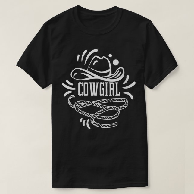 Womens Cowgirl Princess Western Rodeo Horse Lover  T-Shirt (Design Front)