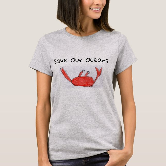 Women's crab t-shirt (Front)