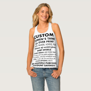 Women's Custom All Over Print Tank Top