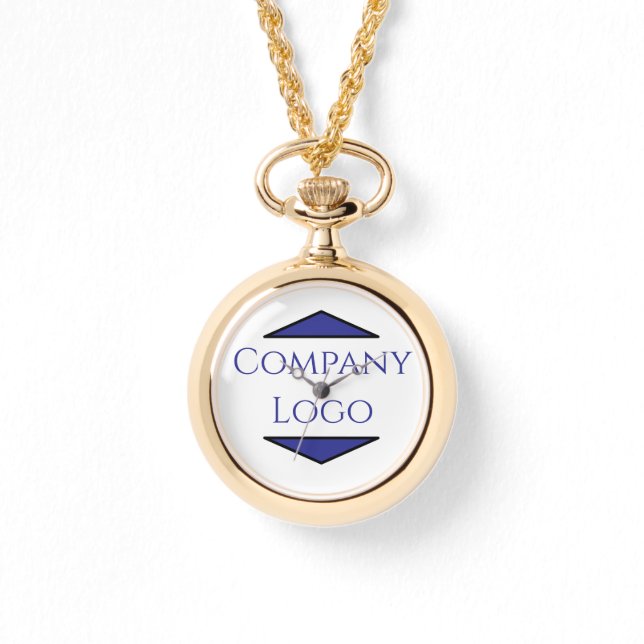 Women's Custom Luxury Corporate Necklace Watch (Front)