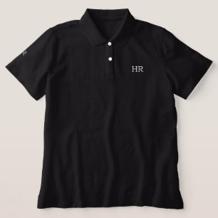 Womens Custom Monogram Embroidered Polo Shirt