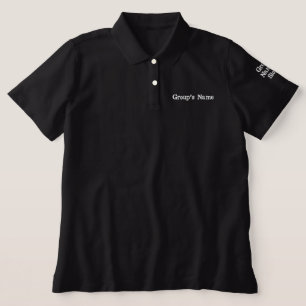 Women's Custom Paranormal Investigation Team Embroidered Polo Shirt
