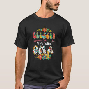 Womens Cute Blessed To Be Called Oma Girl Women Mo T-Shirt
