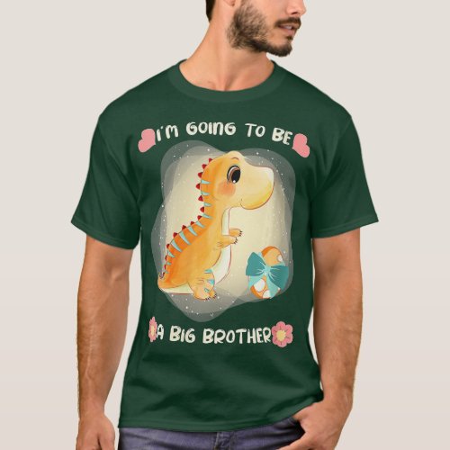 Womens Cute Boys Big Brother Dinosaur Im Going To  T_Shirt