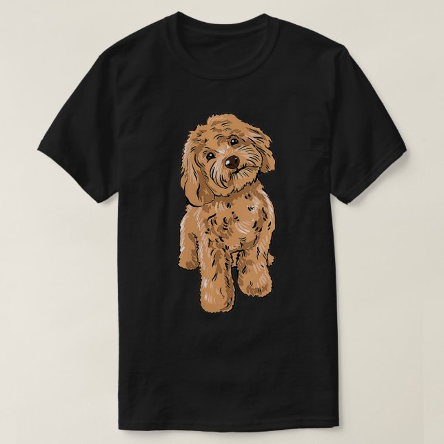 Womens Cute Cockapoo Dog Illustration Cockapoo Own T-Shirt (Design Front)