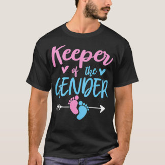 Womens Cute Keeper of Gender 2022 shirt Funny Bab