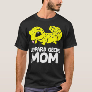 Womens Cute Leopard Gecko Mom Reptile Gecko Animal T-Shirt