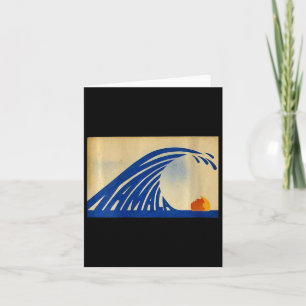 Womens Cute Wave Of Blue Wave Kamala For Kamala Fu Card