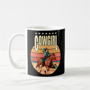 Womens Cute western cowgirl with a vintage a girl Coffee Mug