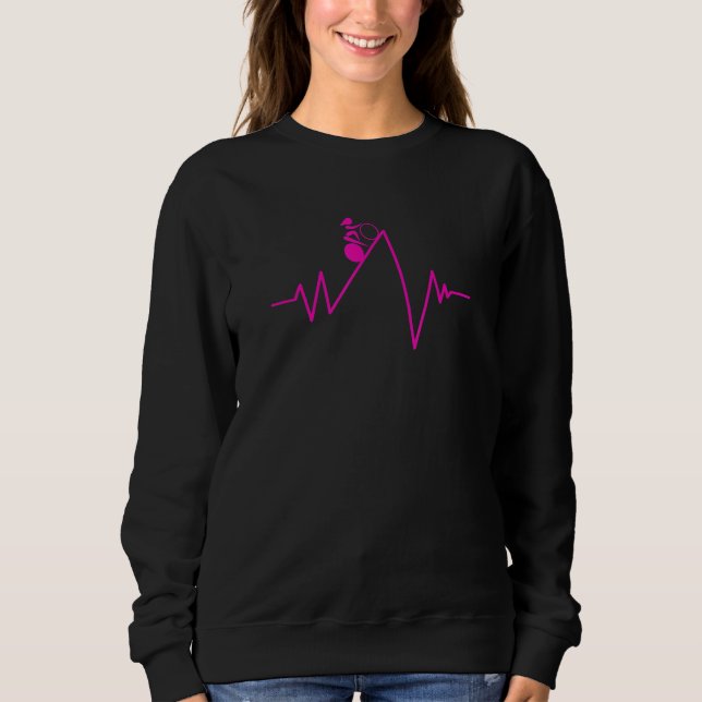 WOMENS CYCLIST HEARTBEAT SWEATSHIRT (Front)