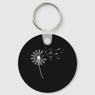 Womens Dandelion Lacrosse Stick Lax Clothes Girls Keychain
