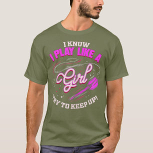 Womens Dart Player Girl Darts Fan Gift for Darts T-Shirt