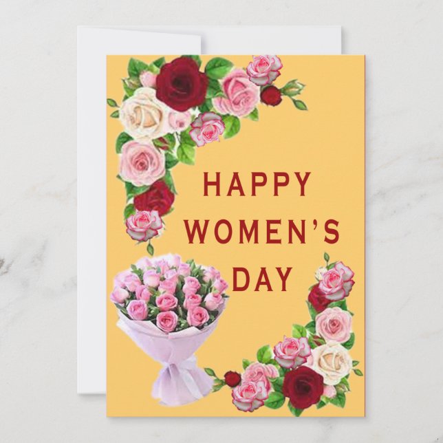 women's day card (Front)