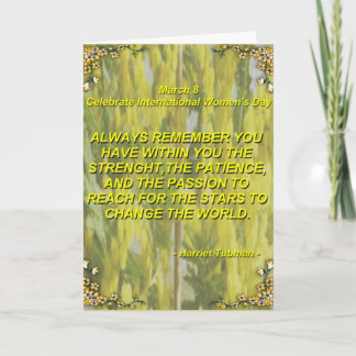 Women's Day Card