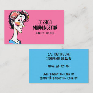 Women's Day Card - Funny Caricature 1 + your text