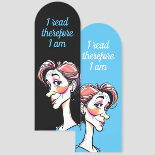 Women's Day Card - Funny Caricature 1 + your text Bookmarks