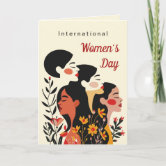 Floral Happy International Women's Day Card | Zazzle