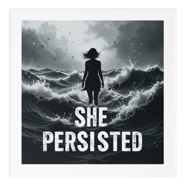 women's day gift acrylic print (Front)